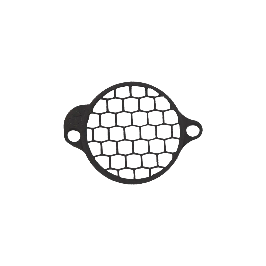 Killflash lampe en niz d'abeille hexagonale de couleur noir en impression 3D MJF