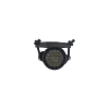 Casquette de protection pour lampe en niz d'abeille hexagonale de couleur noir en impression 3D MJF